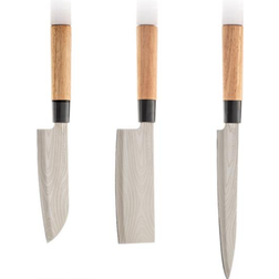 InnovaGoods V0101224 Santoku Knife, Herb Chopper, Filleting Knife