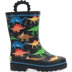 Western Chief Boy's Dino World Rain Boots - Black