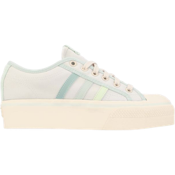 adidas Nizza Platform W - Cream White/Almost Lime/Wonder White