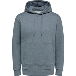 Selected Relaxed Hoodie - Medium Gray Melange