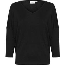 Saint Tropez MilaSZ V-N Pullover Black