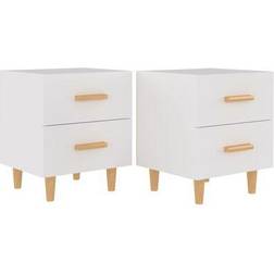 vidaXL Scandinavian Bedside Table 35x40cm 2pcs