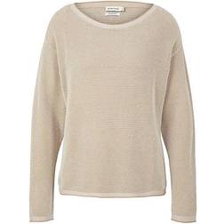 Tom Tailor Stickad Tröja Med Struktur - Beige