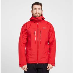 OEX Men's Tirran Waterproof Jacket, Red