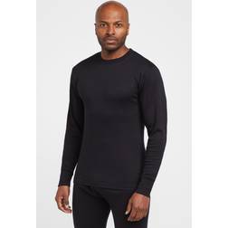 PETER STORM Men's Essential Long Sleeve Baselayer Top, Black