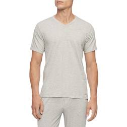 Calvin Klein $68 undershirt men's white nb1431 v-neck t-shirt 5-pack