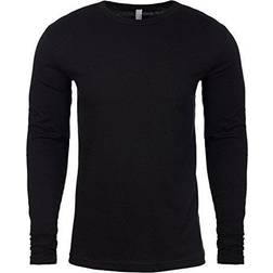 Next Level N8101 Men's Long-Sleeve Poly/Cotton Thermal Black