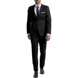 Calvin Klein $190 men's black infinite stretch skinny-fit suit pants 30l