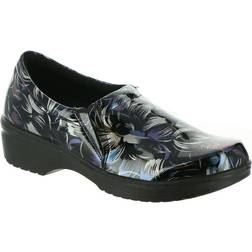 Easy Street Works Tiffany Women's Black/Silver/Blue/Patent