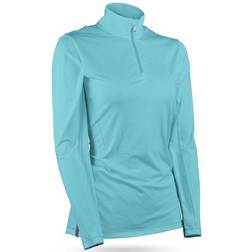 Sun Mountain Women's Second Layer 1/4 Zip Pullover - Bahama