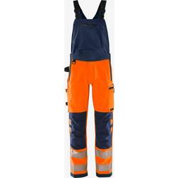 Fristads 1031 GSTP High Vis Green Stretch Bib 'N' Brace