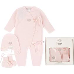 Lillelam Baby Hentesett Ull - Rosa