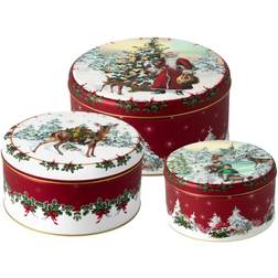 Villeroy & Boch Winter Collage Biscuit Jar 3pcs