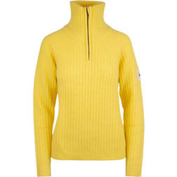 Twentyfour 1222 Half Zip Sweater Women - Bright Yellow