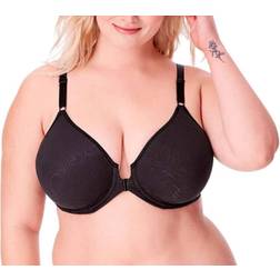 Bali Comfort Revolution Front-Close Shaping Underwire Bra - Black