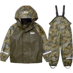 Helly Hansen Kid's Bergen 2.0 Pu Rainset - Utility Green