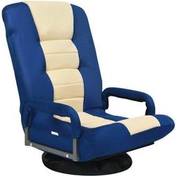 Costway 360 Degree Swivel Gaming Floor Chair - Blue