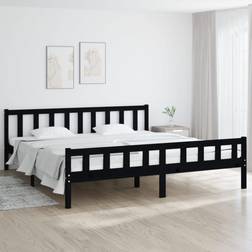vidaXL 200x200 massivt træ Sengeramme