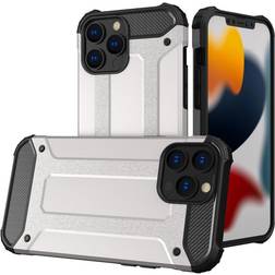 Spigen Hybrid Armor Tough Rugged Cover til iPhone 13 Pro sølv