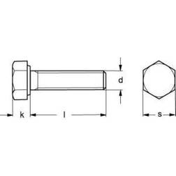 M 12X60 DIN 933 SFA4