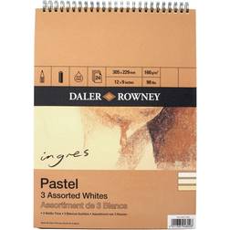 Daler Rowney Ingres Assorted Whites Pastel 12inchx9inch