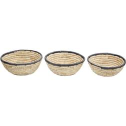 Premier Housewares of 3 Palm Leaf with Basket