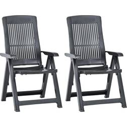 vidaXL 2x Garden Garden Dining Chair