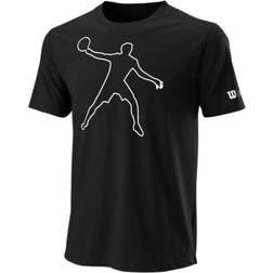 Wilson Bela Tech II Camiseta De Manga Corta Hombres Negro