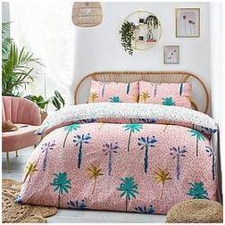 Furn Style Lab Palmtropolis Single Duvet Cover Pink