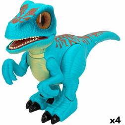 Funville Figurer Dinosaurie 27 x 15 x 7,5 cm Plast 4 antal