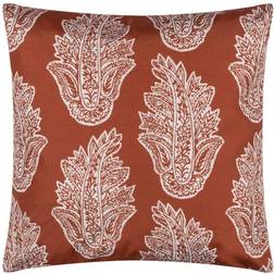 Paoletti Kalindi Paisley Complete Decoration Pillows Orange, Brown