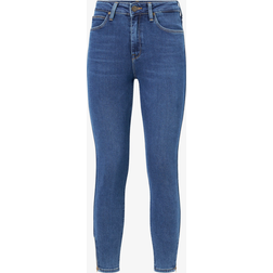 Lee Scarlett High Zip Jeans - Light Blue