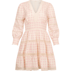 By Malina Inez Dress - French Ditsy Pink