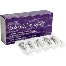 Ovesterin 0.5mg 15 st Vagitorier