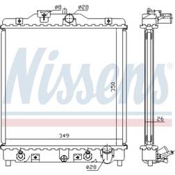 Nissens Kühler, Motorkühlung Nissens 633081