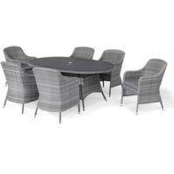 Maze Santorini 6 Patio Dining Set