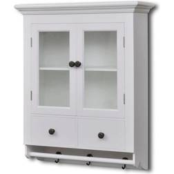 vidaXL Kitchen Glass Cabinet 59x74cm