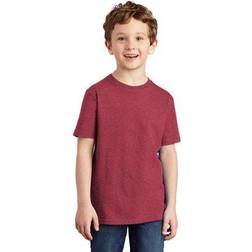 District Youth Very Important Tee - Heathered Cardinal(DT6000Y)