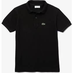 Lacoste Boys Short Sleeve Classic Pique Polo Black