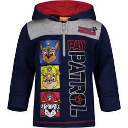 Nickelodeon Paw Patrol Big Boys Fleece Half-Zip Pullover Long Sleeve Hoodie Navy