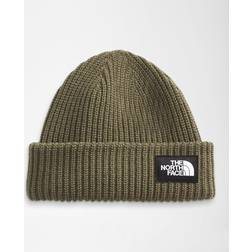 The North Face Salty Beanie: Burnt Olive Green