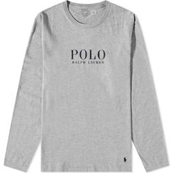 Polo Ralph Lauren Underwear Longsleeve mit Rundhalsausschnitt - Mittelgrau Melange
