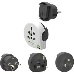 q2power Qplux World 3in1 Rejseadapter