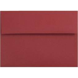 Jam Paper A6 Envelopes 4 3/4 x 6 1/2 Dark Red 25/Pack