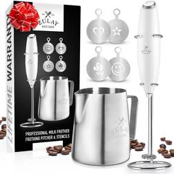 Zulay Kitchen Milk Frother Complete Set