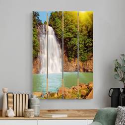 Impression sur bois Waterfall Romance