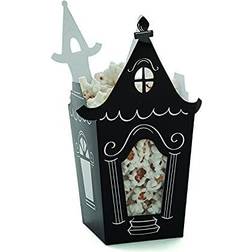 Fun Express Halloween haunted house popcorn box, party supplies, 12 pieces