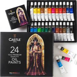 Castle Art Supplies 24 x 12ml Oil Paint Set