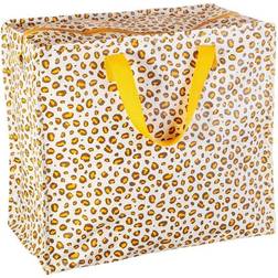 Sass & Belle Natural Leopard Print Storage Bag