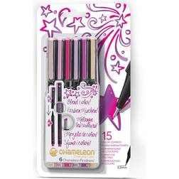 Chameleon Fineliners 6 Pen Floral Colors Set